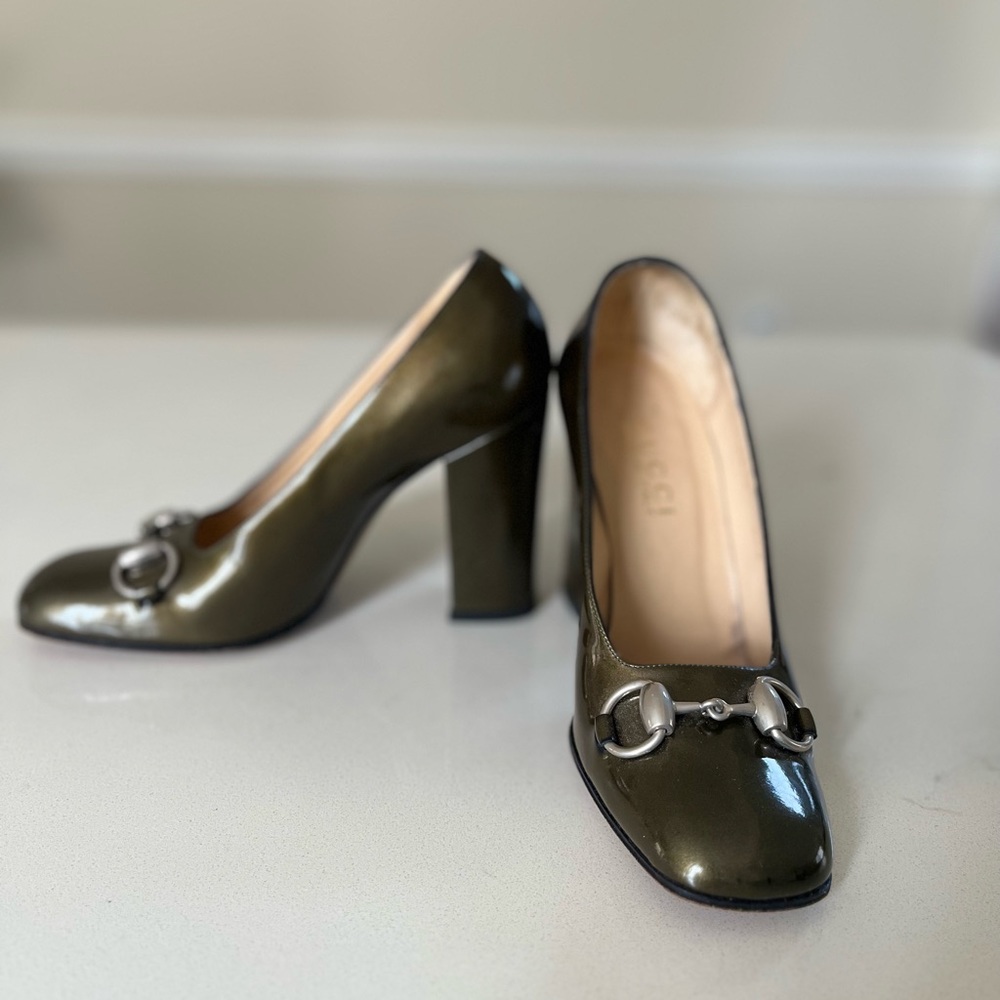 Gucci Women's High-Heel Pump with Horsebit - Size 6.5 - Picture 5 of 16